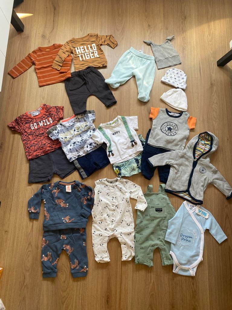 Kledingbundel newborn maat 50/56 - Jongenskleding, Ophalen of Verzenden, Zo goed als nieuw, Maat 56