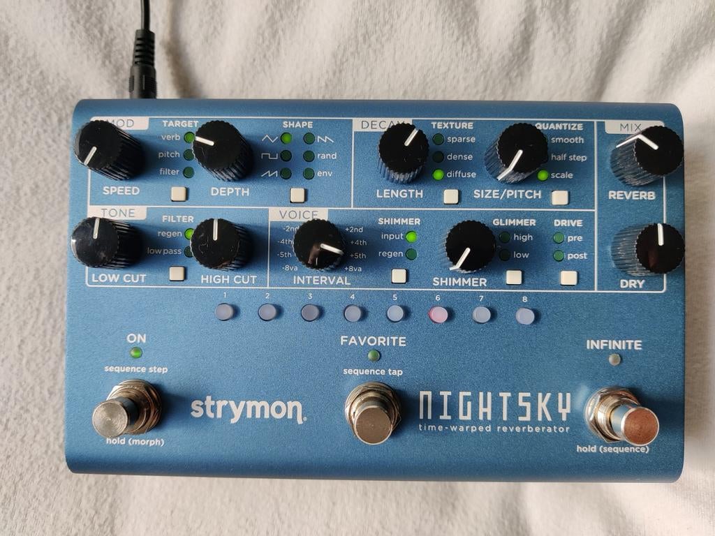 Strymon NightSky Reverb, Muziek en Instrumenten, Verzenden, Zo goed als nieuw, Reverb