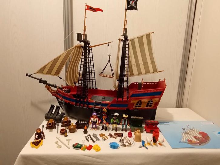 Playmobil 3940 piratenschip vintage compleet met boekje, Kinderen en Baby's, Speelgoed | Playmobil, Gebruikt, Complete set, Ophalen of Verzenden