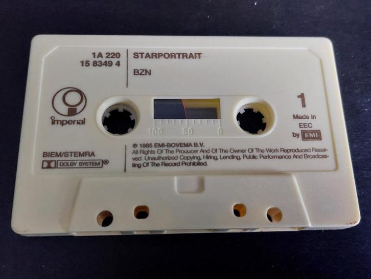 BZN - STARPORTRAIT (CASSETTEBANDJE), Cd's en Dvd's, Cassettebandjes, Zo goed als nieuw, Origineel, Pop, 1 bandje, Ophalen of Verzenden