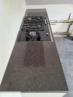 Composietstenen werkblad 221cm x 60 x 6cm, Belgian Bleu V60, Ophalen, Gebruikt, Zwart, 200 cm of meer