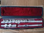 Yamaha 211SII dwarsfluit met studieboeken, Ophalen of Verzenden, Gebruikt, Dwarsfluit, Met koffer of tas