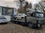 Mercedes-Benz 1117L oprijwagen met slaapcabine, Auto's, Te koop, Groen, 5 stoelen, Diesel