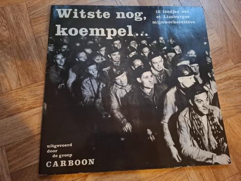 LP - Carboon – Witste Nog, Koempel..., Cd's en Dvd's, Vinyl | Nederlandstalig, Gebruikt, Levenslied of Smartlap, 12 inch, Ophalen of Verzenden