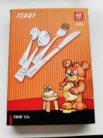 Ongebruikte Zwilling Teddy Twin kids bestekset 4 stuks, Huis en Inrichting, Keuken | Bestek, Ophalen of Verzenden, Zo goed als nieuw