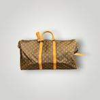 Louis Vuitton Keepall 55 Bandouliere - Vintage 1980, Ophalen of Verzenden, Zo goed als nieuw, Bruin, Minder dan 35 cm