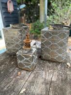 Antieke Marokkaanse Lampen Set van 3 Vintage, Ophalen of Verzenden