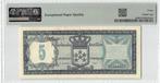 Netherlands Antilles 5 Gulden 1967 Vf PMG 30 EPQ, Ophalen of Verzenden, Zuid-Amerika, Los biljet