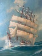 Schip Schilderij  WEG=WEG, Antiek en Kunst, Kunst | Schilderijen | Klassiek, Ophalen of Verzenden