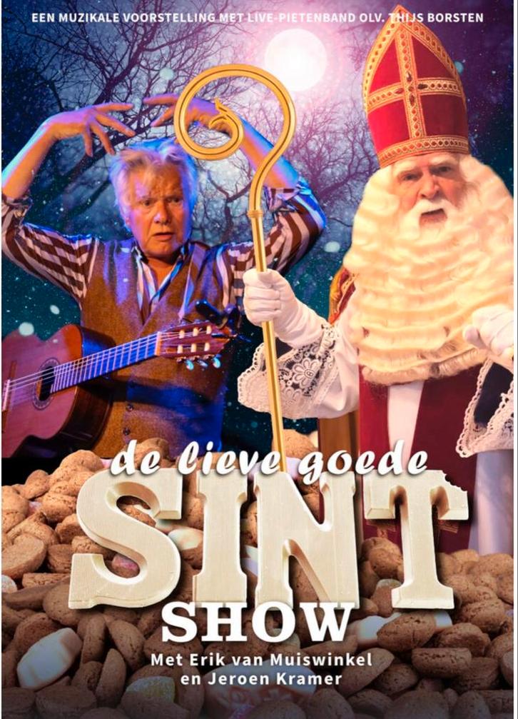 Lieve Goede Sint Show - Tickets 23/11 11:00 - de Harmonie, Tickets en Kaartjes, Theater | Musical, Twee personen, November