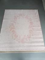 Vloerkleed met roze en goudkleurige accenten 158x132 cm, Ophalen, Gebruikt, 150 tot 200 cm, Rechthoekig