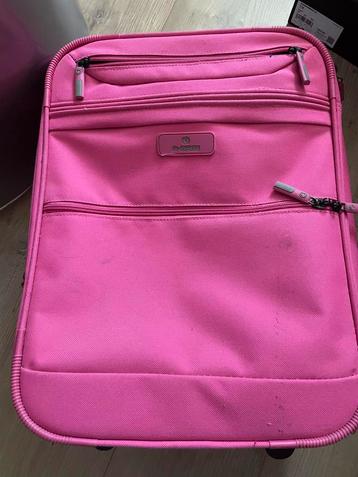 Handbagage koffer roze beschikbaar voor biedingen