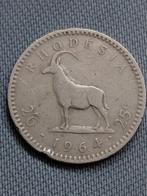 Rhodesië 2 1/2 Shilling / 25 Cent 1964 Elizabeth II, Postzegels en Munten, Munten | Afrika, Verzenden, Overige landen, Losse munt