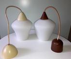 Vintage Philips hanglamp, Ophalen of Verzenden, Gebruikt, Glas, Minder dan 50 cm