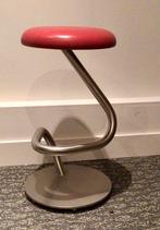 Set van 3 rode krukken (Zumsteg), Ophalen, Gebruikt, Met voetsteun, 60 tot 90 cm