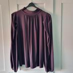 Studio Anneloes blouse aubergine - mt S, Kleding | Dames, Ophalen of Verzenden, Zo goed als nieuw, Paars