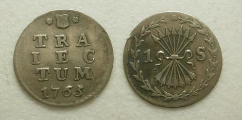PD10498 Utrecht Bezemstuiver 1765 - Schaars, Postzegels en Munten, Munten | Nederland, Losse munt, 5 cent, Vóór koninkrijk, Zilver