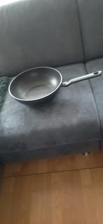 Grote wokpan, Ophalen, Zo goed als nieuw, Rvs, Wok