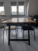 Houten eettafel (6 pers.), Ophalen, Gebruikt, 200 cm of meer, 50 tot 100 cm