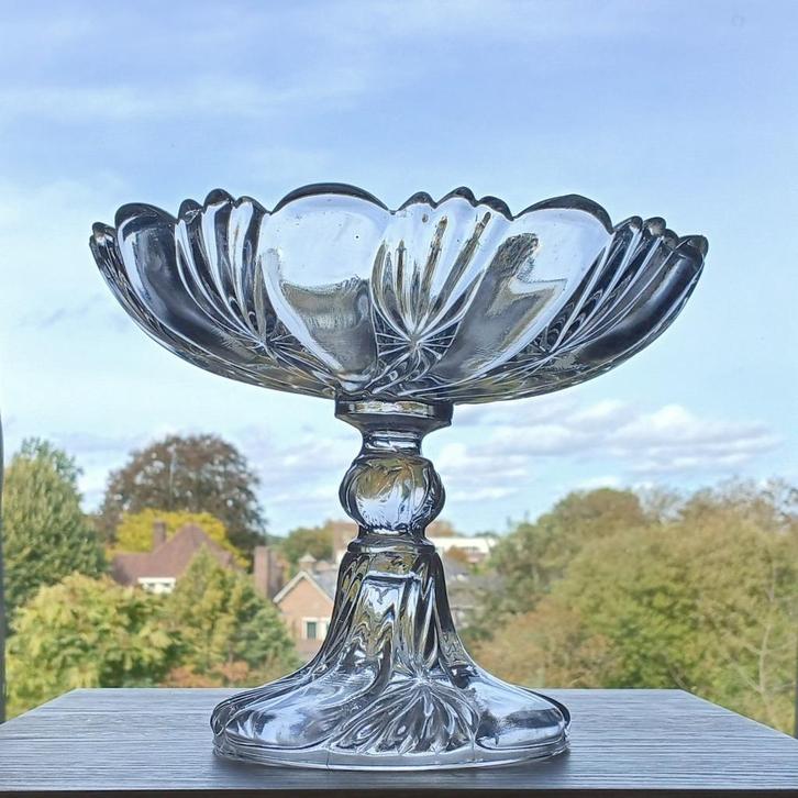 Schaal Fruitschaal Val St Lambert Art Deco, Antiek en Kunst, Antiek | Glas en Kristal, Ophalen of Verzenden