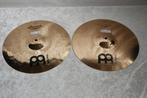 Meinl Soundcaster custom medium hihats 992/1108gr. 14 inch, Ophalen of Verzenden, Gebruikt, Drums of Percussie