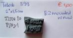 Tekst 399 EZ-mounted stempel, Hobby en Vrije tijd, Stempelen, Ophalen of Verzenden, Nieuw, EZ-mounted stempel