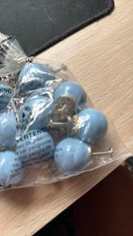 Blauwe kastknoppen Nieuw in verpakking 12 stuks, Kunststof, Wandhaken, Nieuw, Ophalen of Verzenden