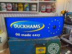 Duckhams Oil Reclame Lichtbak Klok - Vintage Automobilia Lam, Ophalen