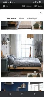 utaker stapelbaar bed ikea, Huis en Inrichting, Ophalen, Gebruikt, Wit, Tweepersoons