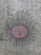 Wanddecoratie, ijzer, keramiek (zon), Tuin en Terras, Ophalen