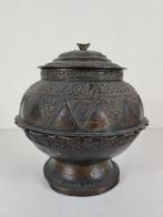 Prachtige Sirihpot, brons, Sumatra, Indonesië, 19e eeuw, Ophalen of Verzenden, Brons