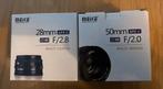 Lensen 50 en 28 mm Fujifilm FX - mount, Nieuw, Overige typen, Ophalen of Verzenden