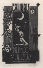 0249 Ex Libris Nederland : Dirk Govert van Luijn, 1933, Antiek en Kunst, Kunst | Etsen en Gravures, Verzenden
