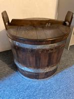 Houten ton met duigen, Ophalen, Gebruikt