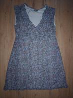 Blauw Wit Paarse Jurk LIV (46), Blauw, Maat 46/48 (XL) of groter, Ophalen of Verzenden, Knielengte