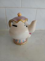 Disney Spaarpot MRS Potts/Mevr Tuit   uit Belle en het Beest, Ophalen of Verzenden, Assepoester of Belle, Zo goed als nieuw, Beeldje of Figuurtje