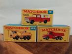 Matchbox Lesney Dodge Dumper Crane  en Ford pick up 3INCH, Ophalen of Verzenden, Zo goed als nieuw, Auto, Lesney