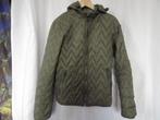 groene quilted hooded jas gaatje en scheurtje mt M Replay, Kleding | Heren, Jassen | Winter, Maat 48/50 (M), Ophalen of Verzenden