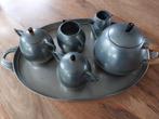 Tinnen servies met dienblad, Antiek en Kunst, Antiek | Tin, Ophalen of Verzenden