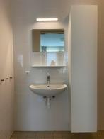 Badkamer hoge kast met deur, hoogglans wit, IKEA, Ophalen, (Half)hoge kast, Minder dan 50 cm, Zo goed als nieuw