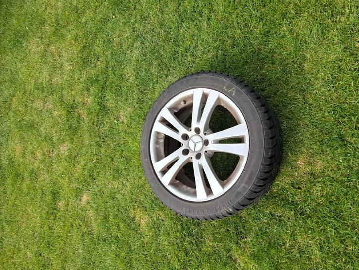 Winterset originele mercedes velgen s205 s204 etc 225 55 17, Auto-onderdelen, Banden en Velgen, Banden en Velgen, Winterbanden