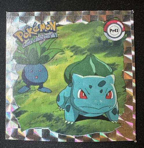 Oddish & Bulbasaur Pr43 - Pokémon Artbox Prism Holo Sticker, Hobby en Vrije tijd, Verzamelkaartspellen | Pokémon, Nieuw, Losse kaart