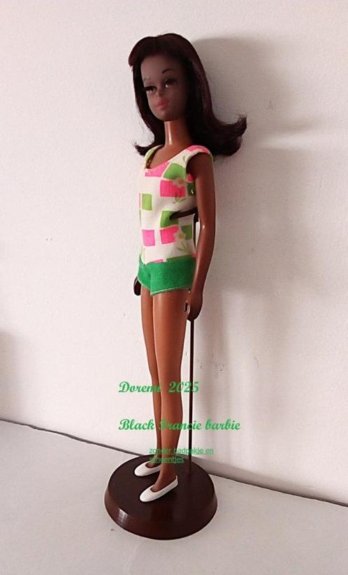 Black Francie barbie-  geen verzending, Verzamelen, Poppen, Zo goed als nieuw, Pop, Ophalen