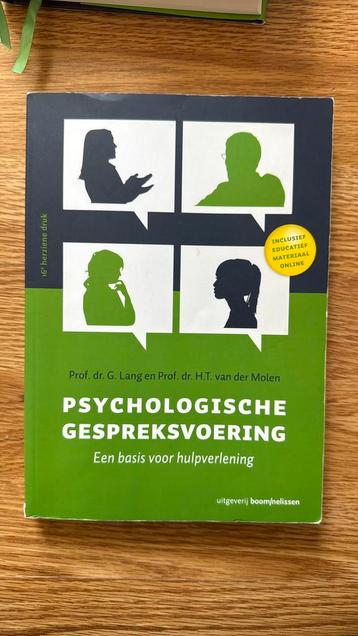 H.T. van der Molen - Psychologische gespreksvoering beschikbaar voor biedingen