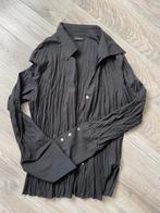 Zwarte kreukblouse maat 40, Kleding | Dames, Blouses en Tunieken, Ophalen of Verzenden, Zo goed als nieuw, Maat 38/40 (M), Zwart