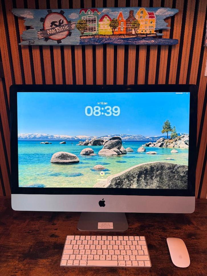iMac 27" 2020 | 3.3 i5 | 16 GB RAM | 512 GB SSD | BTW/Doos, Computers en Software, Apple Desktops, Zo goed als nieuw, iMac, SSD