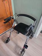 Stevige rollator met rugband en Stokhouder, Ophalen