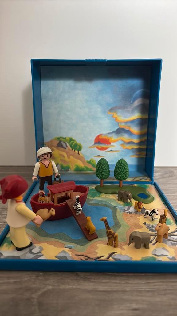 Playmobil Arche van Noach Reisbox - complete set 4332, Kinderen en Baby's, Speelgoed | Playmobil, Zo goed als nieuw, Complete set