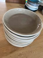 8 Diepe Borden Kwantum - Wit/Beige, Ophalen, Gebruikt, Bord(en), Effen