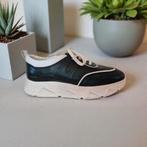 VAN LIER ROSA donkergroene leren sneakers maat 38, Van Lier, Verzenden, Groen, Sneakers of Gympen